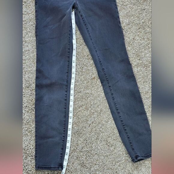 J. Crew 10" Toothpick Gray Button Fly Jeans - Picture 4 of 5